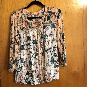 Lucky Brand Floral Blouse